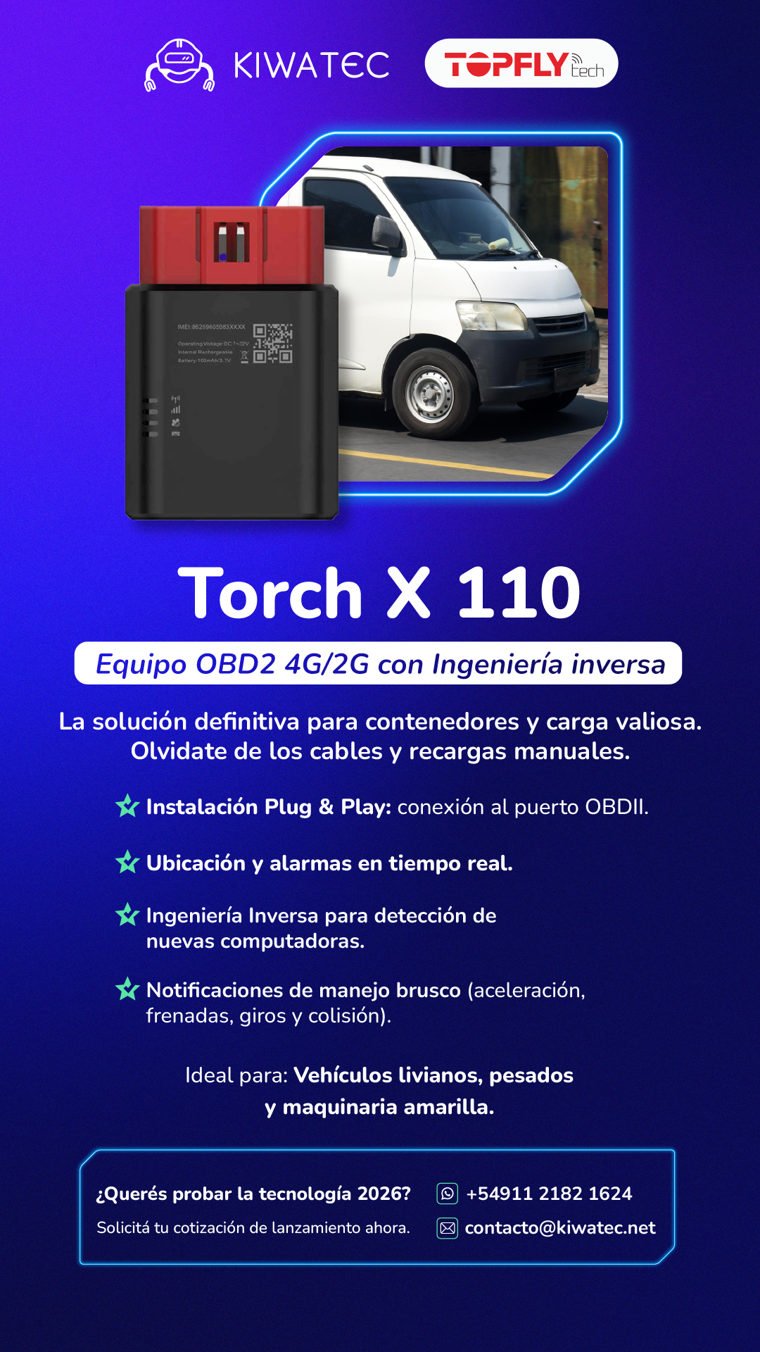 Torch X 110 WhatsApp